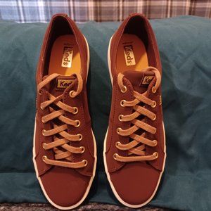 Keds Jump Kick Duo Vegan Buck Burgundy & Mauve  Sneaker 11M NWOT